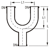 U BENDS WITH BOTTOM OUTLET