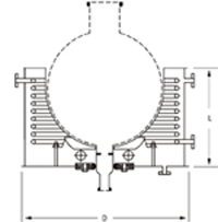 HEATING BATHS - WITH COIL & HEATER